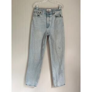Abercrombie & Fitch Jeans Womens 10L 29" 90s Straight Ultra High Rise Light Wash